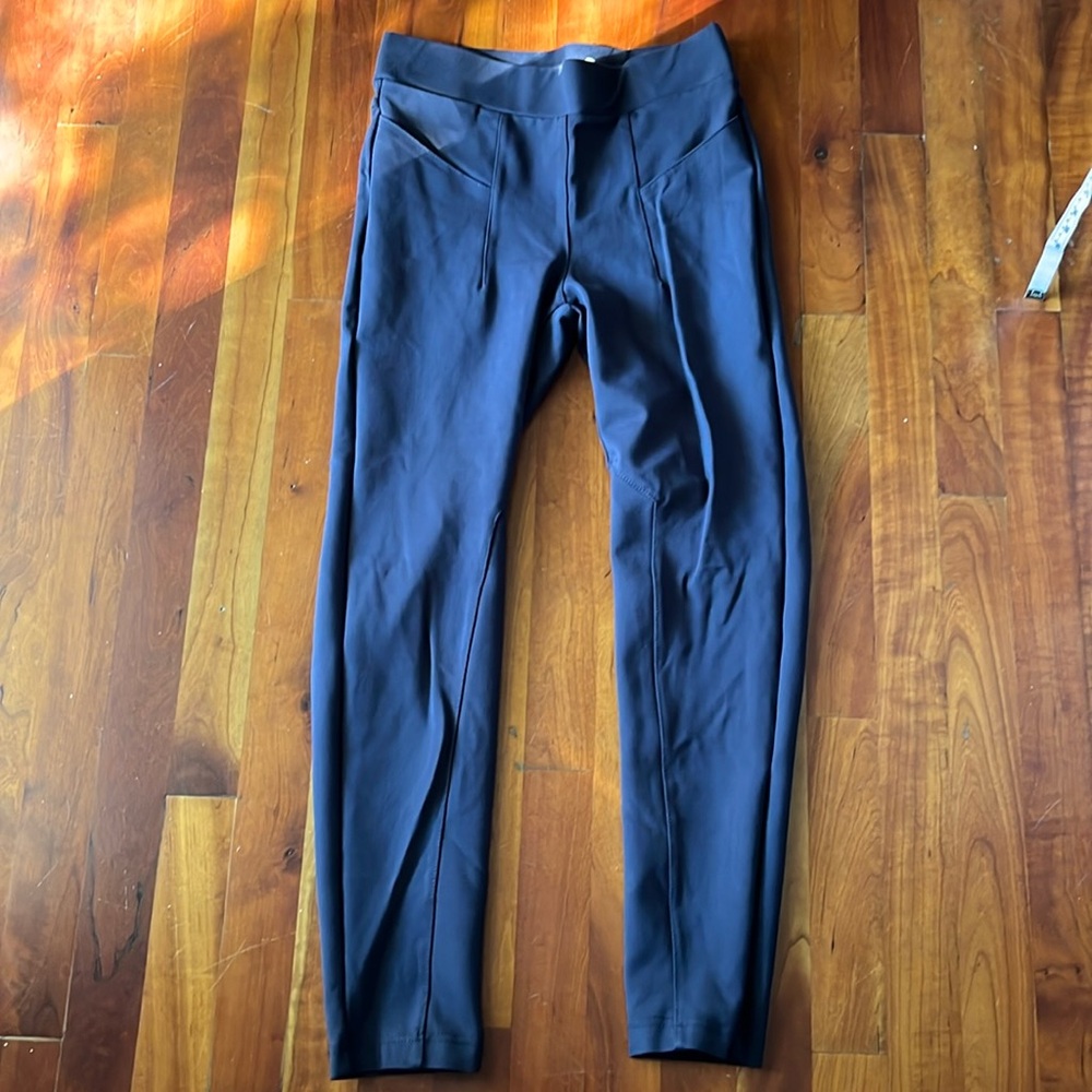 Betabrand small navy pants